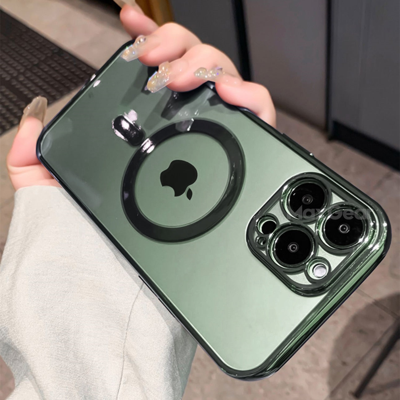 Case iPhone Luxo Clear com MagSafe